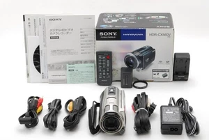 ▶️【N MINT w/Box】 SONY HDR-CX560V Handycam Camcorder Silver From Japan - Picture 1 of 9