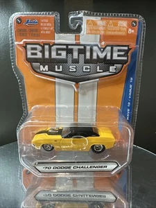 Jada Bigtime Muscle Maßstab 1:64 '70 Dodge Challenger - gelb und schwarz - Bild 1 von 1