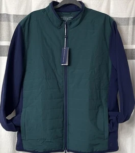 NWT Holderness & Bourne Jacket Mens XL The Evans Golf Performance Full Zip - Picture 1 of 15
