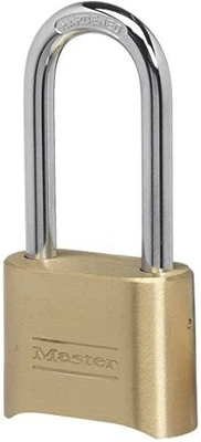 Master Lock Brass Combination Lock, Gate Lock for Outdoor Fence or Shed,... - Image 1 of 4