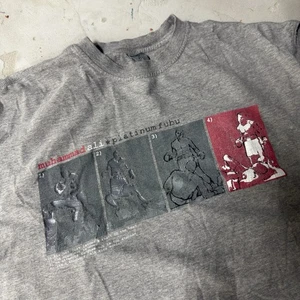 FUBU Platinum Collection Distressed Shirt Muhammad Ali Boxer Men's 2XL Y2K - Picture 1 of 8