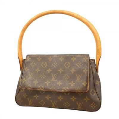 Bolsa de ombro Louis Vuitton monograma mini looping M51147 marrom feminina... GZl1dimq - Imagem 1 de 4