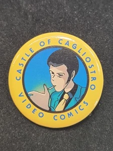 Studio Ghibli Lupin the Third: The Castle of Cagliostro Pin / Button c.1990's - Picture 1 of 10