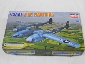 1/48 Minicraft WWII USAAF F-5E Lightning & Resin Wheels Plastic Model Kit 11664 - Bild 1 von 2