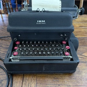 Vtg 1930s IBM Model A 01 Typewriter Electric Writing Machine Rare - Picture 1 of 12