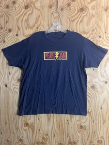 T-shirt band concerto Lightning Bolt Tour vintage Pearl Jam 2013 maglietta uomo L Y2K - Foto 1 di 8