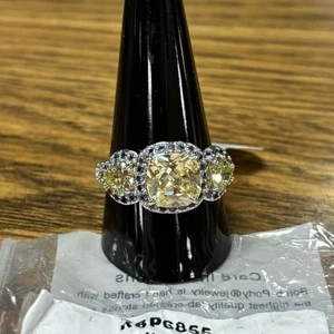 Bomb Party CALL IT ROYALTY quarzo limone e oliva rodiato/argento taglia 10 RBP6855 - Foto 1 di 4