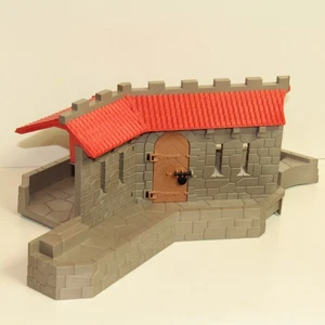 🛡️ Playmobil Parte Castello Cavalieri Leone Reali - Sezione Parete Passerella Superiore - Set - Foto 1 di 5