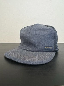 De colección Wrangler Snapback Azul Denim Béisbol Camionero Sombrero Hecho en EE. UU. Gorra Índigo - Imagen 1 de 8
