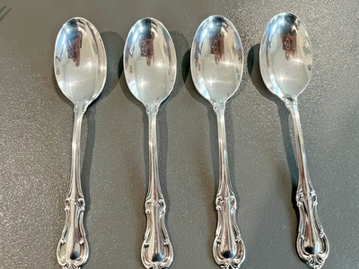 1979 VTG International Sterling Silver  "Joan of Arc " 4 Teaspoons - Image 1 of 2