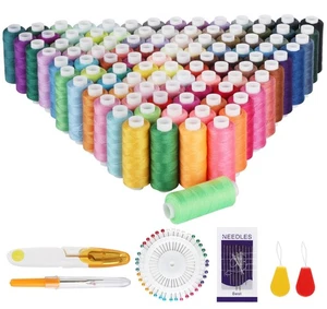 Sewing Thread Set, Threads for Sewing Each Spool of Polyester Thread with 10 ... - Picture 1 of 9