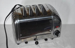 Tostadora emergente manual Dualit eléctrica cromada 4 rebanadas nueva generación Inglaterra 40415-84 - Imagen 1 de 4