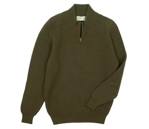 Geelong Half Zipper in Dark Olive - Size Large (44" Chest) - Picture 1 of 1