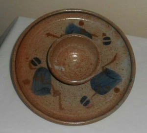 Chip & DIP Gemüse Vorspeise Kunstkeramik 1 Stück Servierer - signiert - 9,5' Durchmesser  - Bild 1 von 5