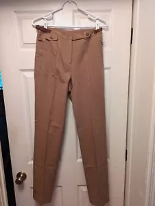 Lauren Ralph Lauren Equestrian Style Pants Womens Size 4 Camel Brown Stretchy - Picture 1 of 15