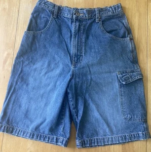 Emergency Exit Youth Size 18 Denim Shorts Jorts 90’s Skater Adult XS - Picture 1 of 5