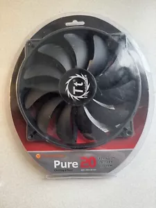 New Thermaltake Pure 20 DC Fan 200mm x 200mm x 30 mm CL-F015-PL20BL-A - Picture 1 of 6