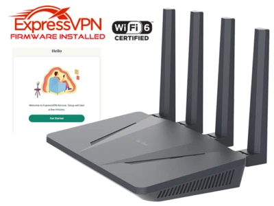 Guardian Routers Express VPN Aircove OEM AX1800 WiFi6 VPN Router EU UK Version - Image 1 of 4