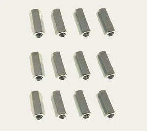 12 Stück 10-32 x 3/4 Zoll lange Sechskant-Überwurfmutter mit Zinkplatte 64827074 - Bild 1 von 1