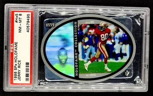 1996 SPX Holofame #Hx5 Jerry Rice HOF Insert PSA 8 NM-MT *Only 11 Graded Higher* - Picture 1 of 11