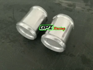2pcs Aluminum Hose Adapter Tube Joiner Pipe Coupler Connector 57mm 2.25" L=76mm - Picture 1 of 11