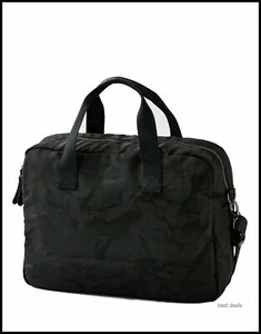 American Eagle Outfitters Mens AEO Messenger Shoulder Bag Camo BLACK 1505-5246 - Picture 1 of 2
