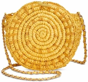I.N.C. International Concepts Straw Circle Crossbody, Narzisse - Bild 1 von 1