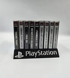 Playstation 1 Games Display Stand PS1 Lerpo3D - Picture 1 of 10