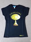 GRAIL GIRL Spamalot T-Shirt Size S Small Fitted & Slimming Look