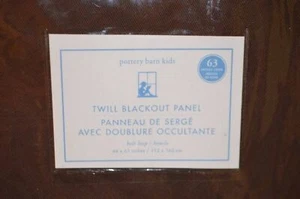 New Pottery Barn kids Twill Blackout panel belt loop 44 x 63 Set Of 2 - Picture 1 of 6