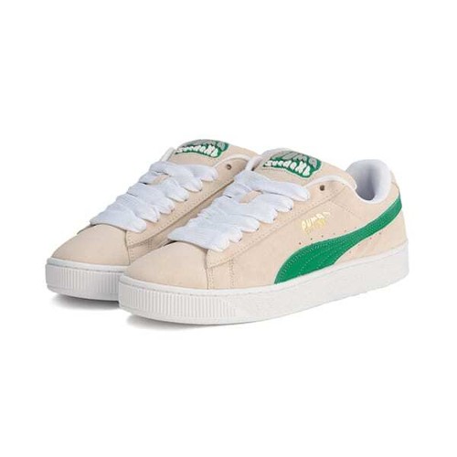 Puma x Xlarge Suede XL Smerigliato Avorio Archivio Verde 401452 01 Sneaker Uomo Us8 5