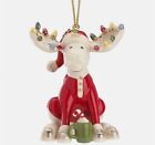 Lenox 2017 Moose Annual Ornament MARCEL Bedtime Moose NEW IN BOX