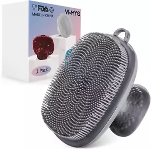 Silicone Face Scrubber for Men – Manual Waterproof Facial Cleansing Brush - Picture 1 of 13