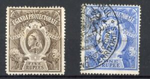 [92659] Uganda 2 good stamps very fine MH/USED