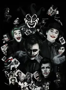 History of the Joker Art Giclée - Picture 1 of 1