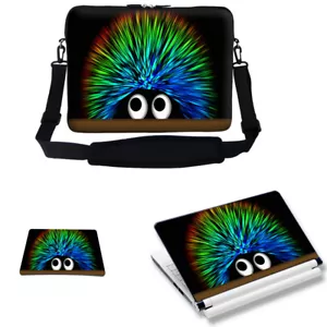 Neopren Laptoptasche mit Schultergurt & passender Haut Mauspad passend für 17,3" 2730 - Bild 1 von 5