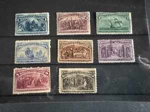 Scott #230-37 Columbians M,OG, LH (SCV$371.50) at a Great Price! - Picture 1 of 17