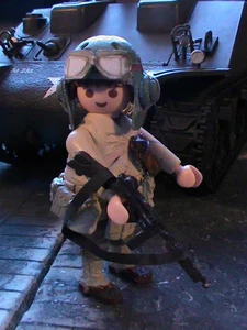 PLAYMOBIL CUSTOM US SUB.ARMORED CAVALRY(FRANCE-1944) REF-0173 BIS - Imagen 1 de 12