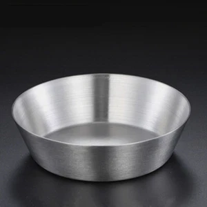 Stainless Steel Dish Plates Food Sauce Barbecue Hot Pot Restaurant Dishware - Picture 1 of 9