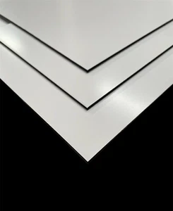 Dibond® 3mm Weiß Aluminiumverbundplatte Aluverbundplatte Zuschnitt Aluplatte - Bild 1 von 5