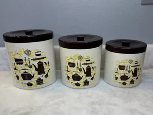 Juego De Colección De 3 Botes Coloniales Blancos Raros MCM Anidación - Imagen 1 de 17