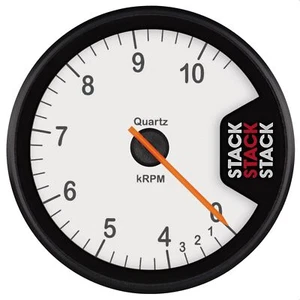 Stack ST200 Tachometer Rev Counter 80mm Stepper Motor 0-4-10.5 Krpm White - Picture 1 of 1