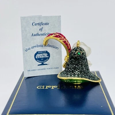 Disney Arribas Brothers Brave Little Tailor Mickey Mouse Swarovski Hat Ornament - Image 1 of 4