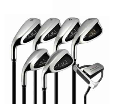 Left hand Power Bilt golf grand slam iron set  6pcs 6-P,S PT Steel shaft  SR new - Image 1 of 3