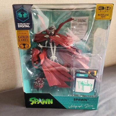 Estátua de etiqueta dourada autografada Spawn #89 - Imagem 1 de 4