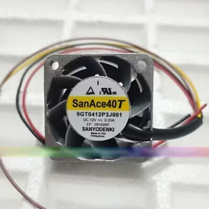 1PCS New Sanyo 9GT0412P3J001 4028 12V 0.31A 4-wire cooling fan - Picture 1 of 1