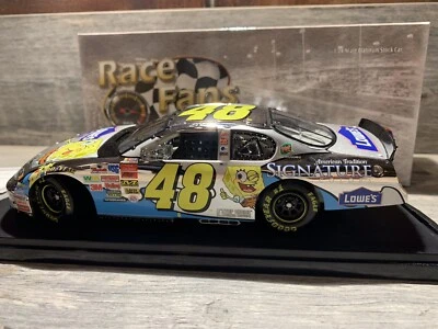 2003 Jimmie Johnson #48 Lowe’s SpongeBob 1/24  Race Fans Platinum Monte Carlo - Image 1 of 4