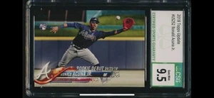 2018 Ronald Acuna Jr. RC CGC 9.5 Rookie Braves - Picture 1 of 1