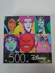 Rompecabezas de 500 piezas villanos de Disney nuevo 11 x 14 SELLADO - Imagen 1 de 1