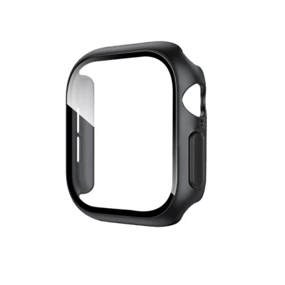 For Apple Watch Series 10 11 42/46MM Hard Case Tempered Glass Screen Protector  - Image 1 of 4